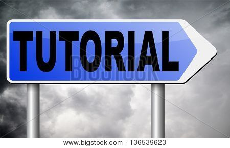 tutorial  learn online video lesson or class, website education 