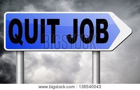 quit job resigning from work and getting unemployed