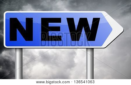New  or  latest and newest brand of product available now