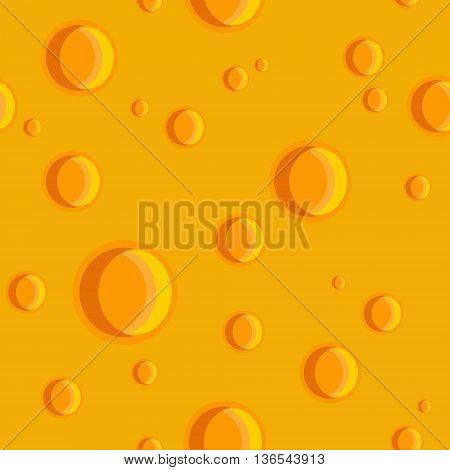 Seamless texture of a cheese with holes