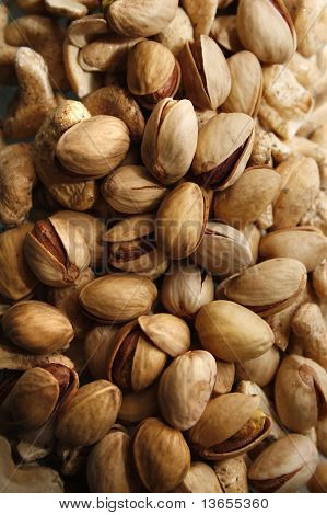 ปิดของ pistachios