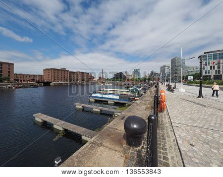 Albert Dock And Salthouse Dock In Liverpool