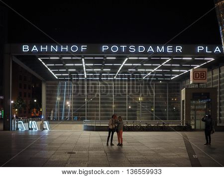 Potsdamerplatz In Berlin
