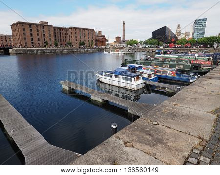 Albert Dock And Salthouse Dock In Liverpool
