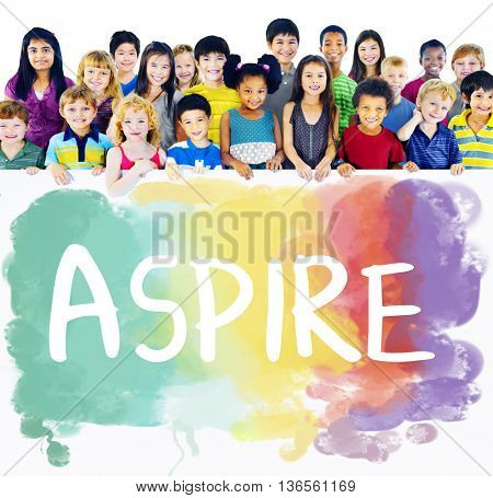Ambition AIm Aspire Goals Motivation Aspirations Concept