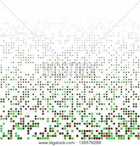 abstract color background with randomly skiped squares. Stock vector pattern