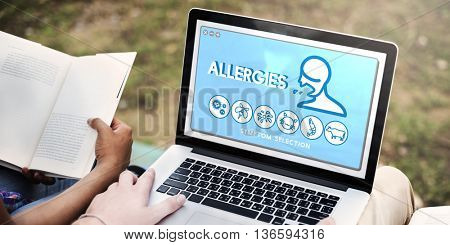 Allergy Hypersensitive Sensitivity Healthcare Infection Concept