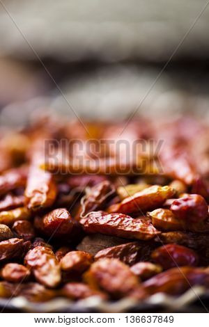 Image Of Assorted Spices Orintal Cuisine Vivid Theme