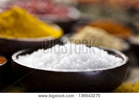 Image Of Salt Orintal Cuisine Vivid Theme