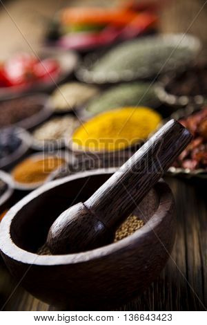 Spices And Herbs Orintal Cuisine Vivid Theme