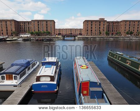 Albert Dock And Salthouse Dock In Liverpool