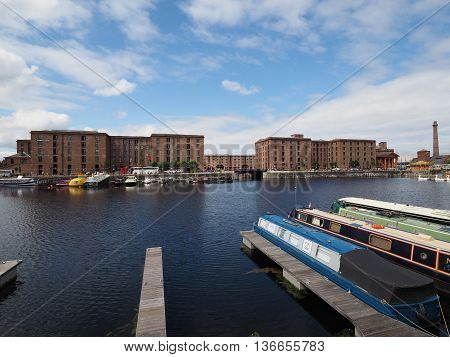 Albert Dock And Salthouse Dock In Liverpool