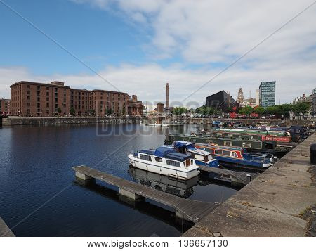 Albert Dock And Salthouse Dock In Liverpool