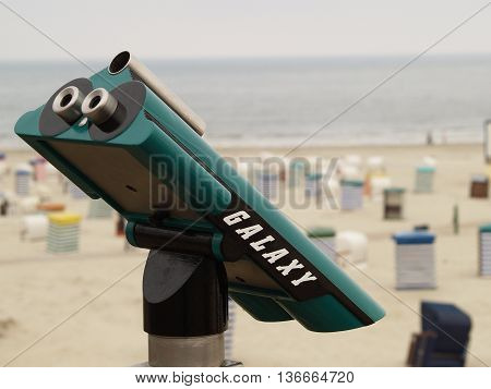 the beach of the german Island borkum