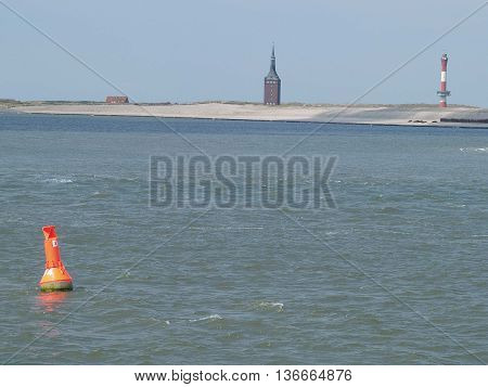 the german Island of wangerooge in the North sea