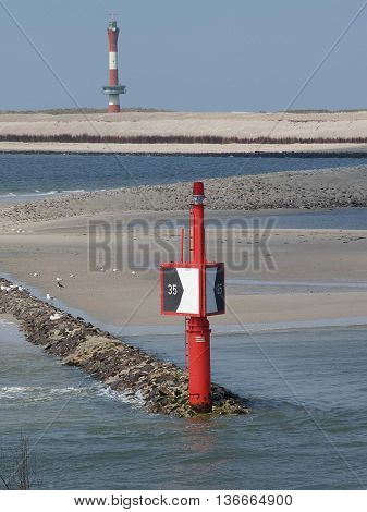 the german Island of wangerooge in the North sea