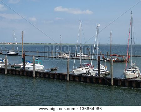 the german Island of wangerooge in the North sea