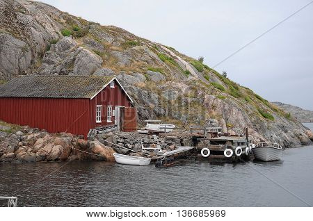the coast near the swedish City of gothenburg