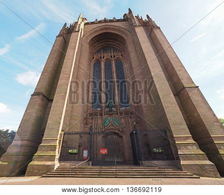 Liverpool Cathedral In Liverpool