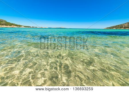 Cala Battistoni on a clear day Sardinia
