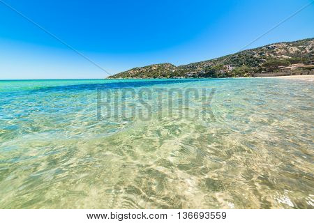 Cala Battistoni on a clear day Sardinia
