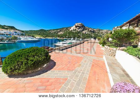Poltu Quatu on a sunny day Sardinia