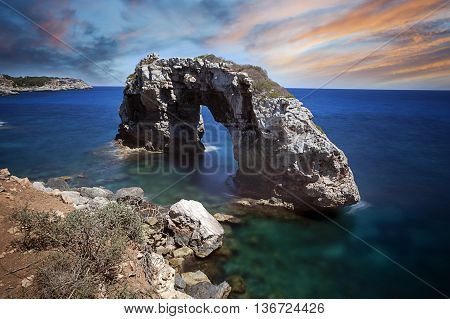 Natural Arch Es Pontas, Mallorca, Baleares, Spain
