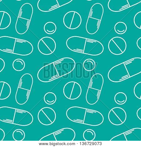 Seamless Vector Pills