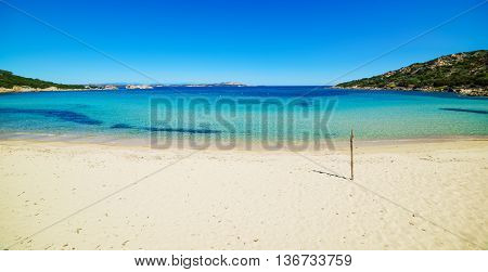 Cala Battistoni beach in Costa Smeralda Italy