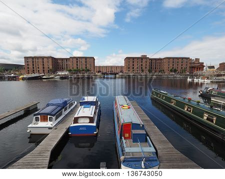 Albert Dock And Salthouse Dock In Liverpool