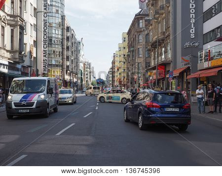 Friedrickstrasse (frederick Street) In Berlin