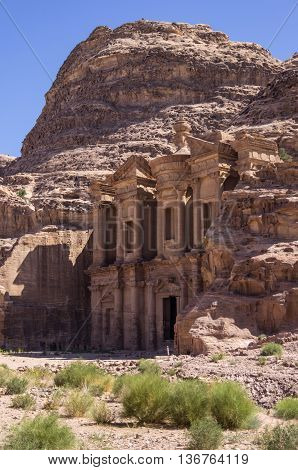 Ad Deir, The Monastery Temple Of Petra, Jordan