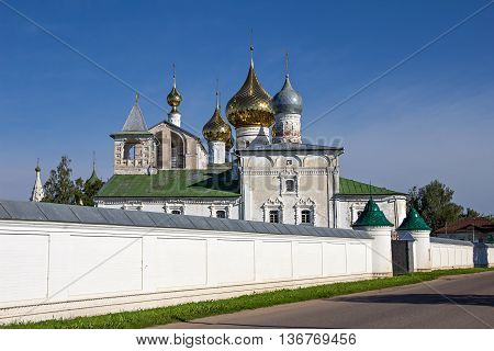 Ancient Orthodox Resurrection Monastery. Uglich. Russia. Summer.
