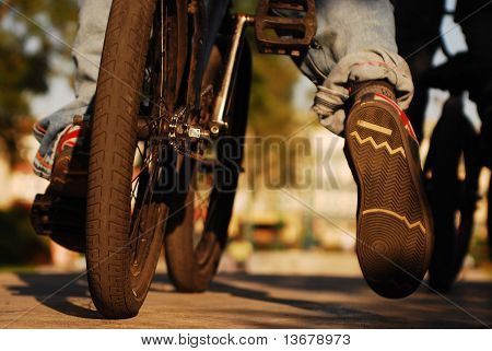 Ciclistas de BMX