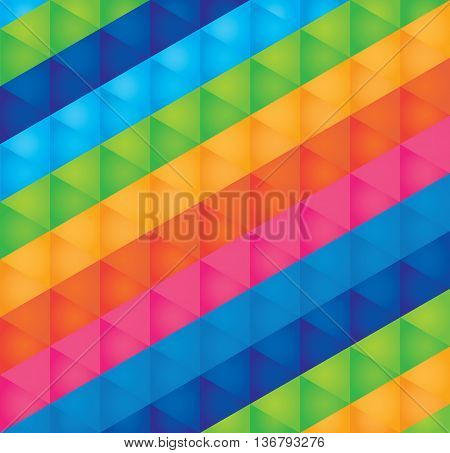 background bright multicolored triangles. eps10 vector illustration
