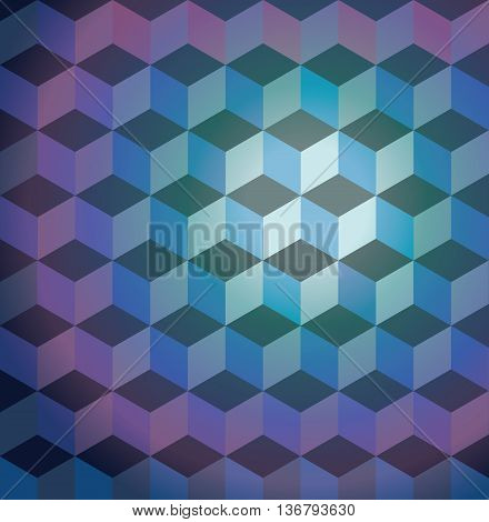 abstract square pixel mosaic background . Vector illustration