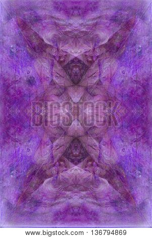 abstract background with ornament in violett purple tones.