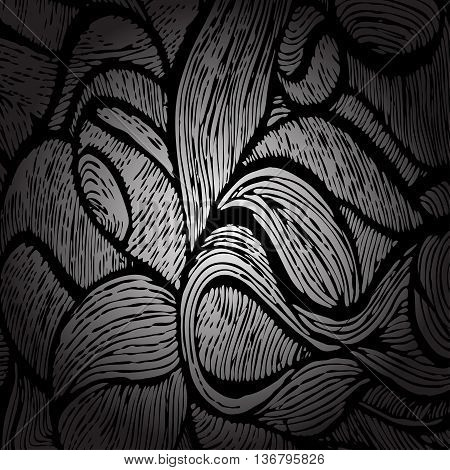 Seamless shapes hand-drawn pattern, spots background. Vector EPS