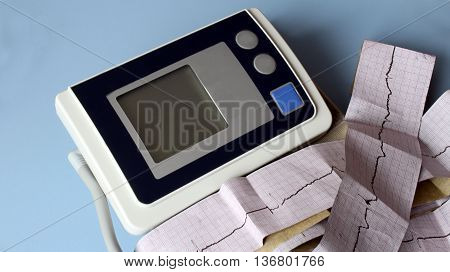 Medical still life with patient health information