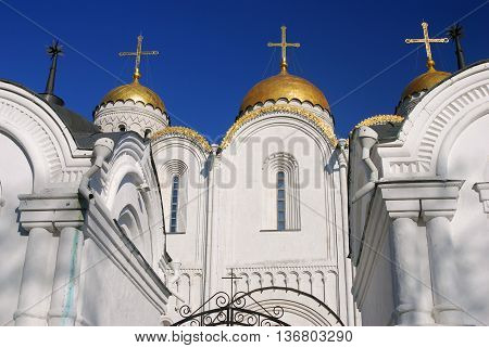Assumption church in Vladimir, Russia. UNESCO World Heritage Site.