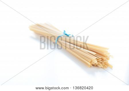 fantastic and delicious Italian pasta fettuccine type similar to spaghettiitaly