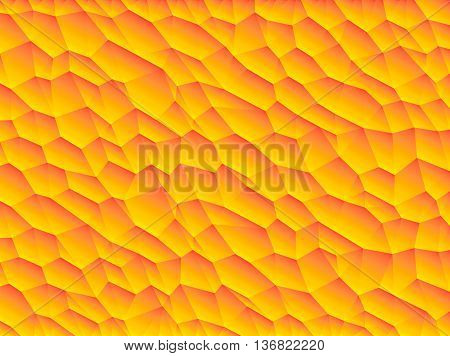 Vector low poly background with gradient fill