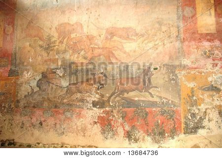 Fresque à Pompéi