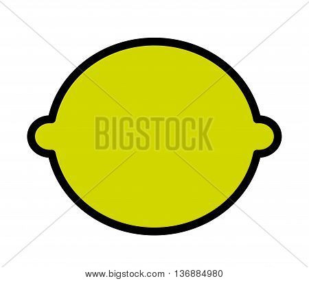 fesh fruit lemon  isolated icon design, vector illustration  graphic