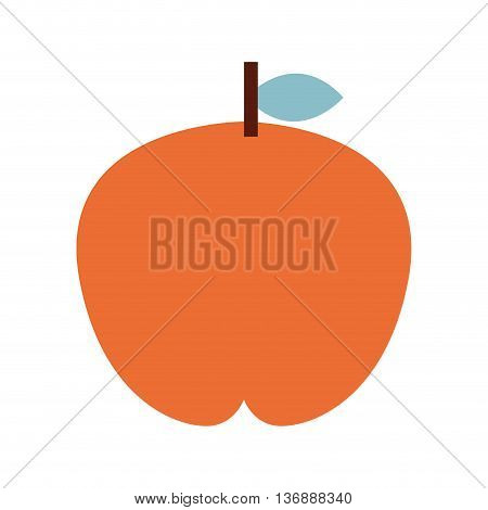 fesh fruit  apple  isolated icon design, vector illustration  graphic