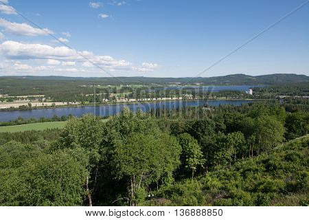 View from the Kongsvinger Fortress, Hedmark, Norway