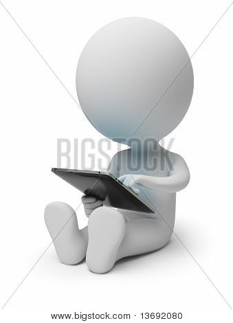 3D kleine Leute mit TabletPC