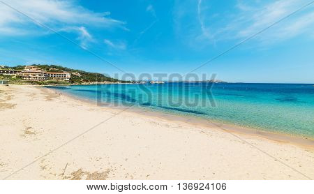 cala battistoni on a clear day in Costa Smeralda Italy