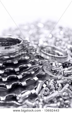 Fogaskerekű Zahnräder closeup