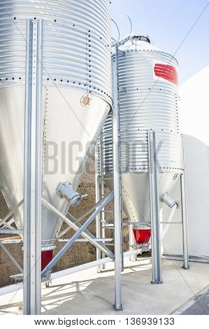 Steel Silos For Flour.